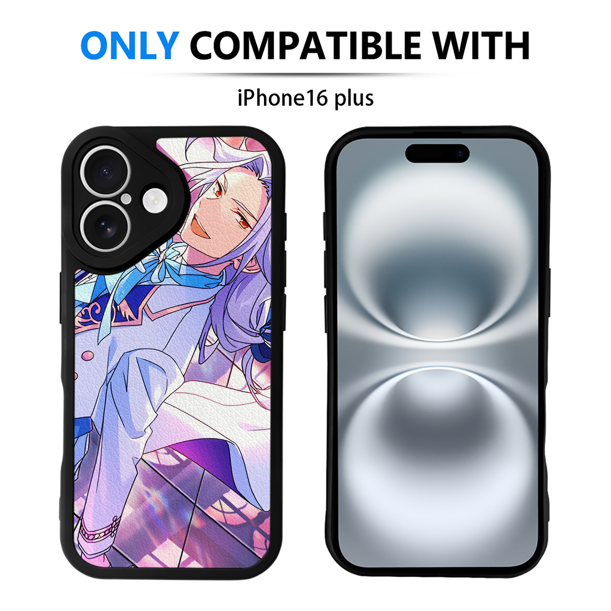 （画像用） あんさんぶるスターズ! Ensemble Stars 【iPhone 16シリーズ対応】シリコンスマホケース（レザー調） 材質：シリコン
